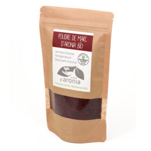 Poudre de marc d'aronia